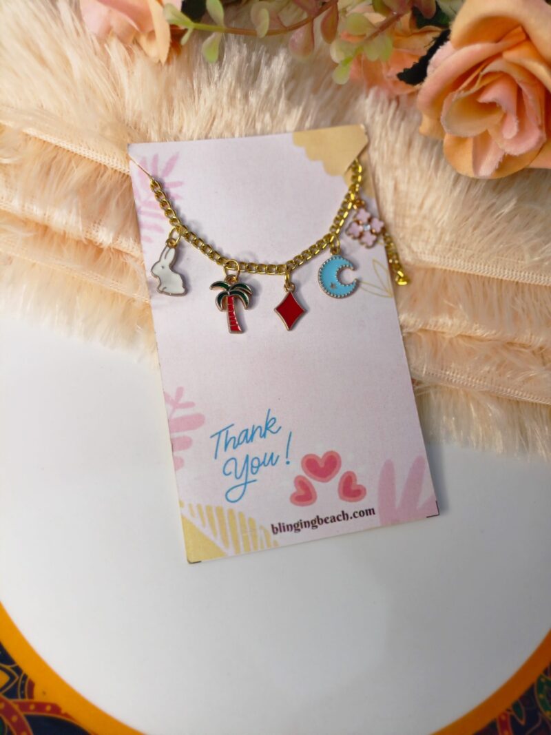 Enamel Charm bracelet - Image 2