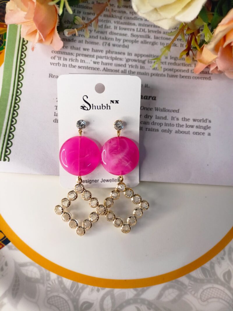 marvel pink earring
