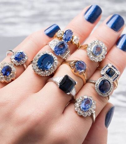 Something Blue with Sapphires