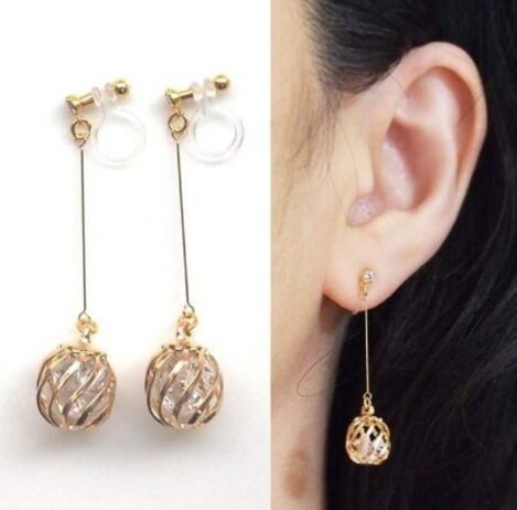 clip-on earrings