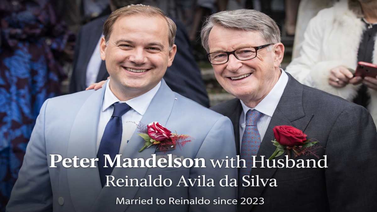Peter Mandelson With His Partner